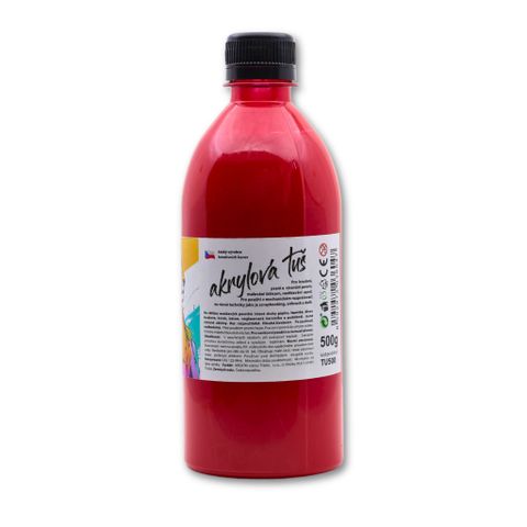 Obrázek produktu: Akrylátová tuš tmavě červená - 500 g