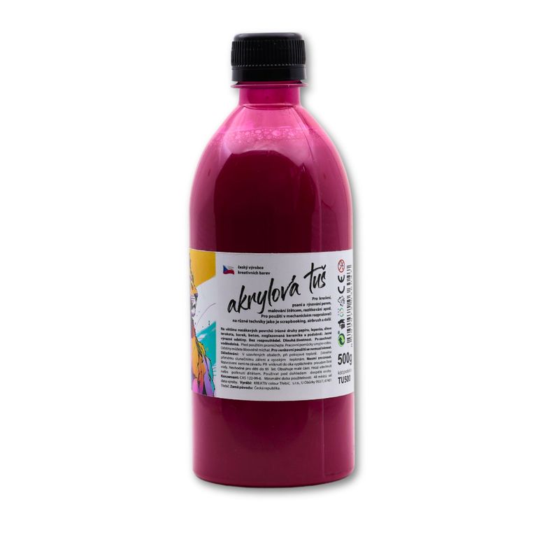 Levně Akrylátová tuš vínová - 500 g