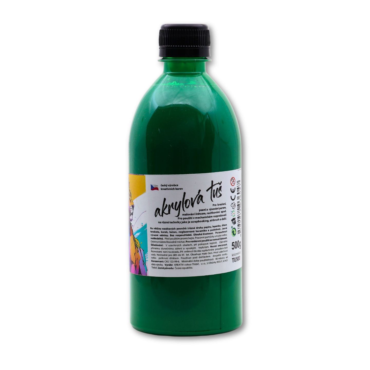 Akrylátová tuš zelená - 500 g