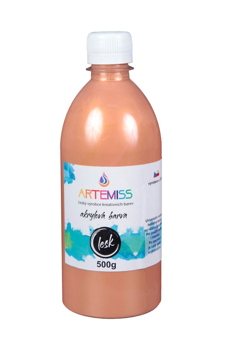 Levně Akrylová barva - bronzová, 500g