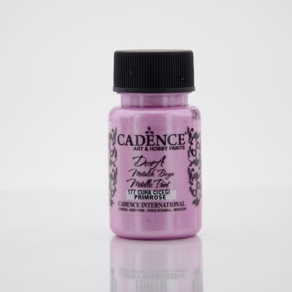 Cadence Metalická akrylová barva Cadence Dora Metallic, 50 ml - VYBERTE ODSTÍN - Metalická akrylová barva Cadence Dora Metallic, 50 ml - primrose, sv. růžová