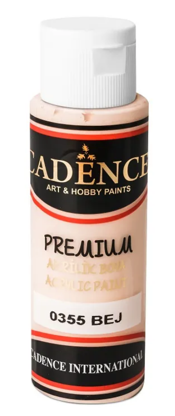 Levně Akrylová barva Cadence Premium, 70 ml - beige, béžová