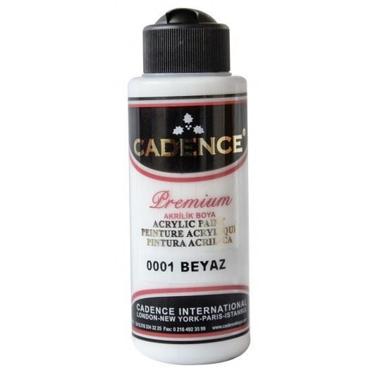 Akrylová barva Premium bílá 70 ml CADENCE