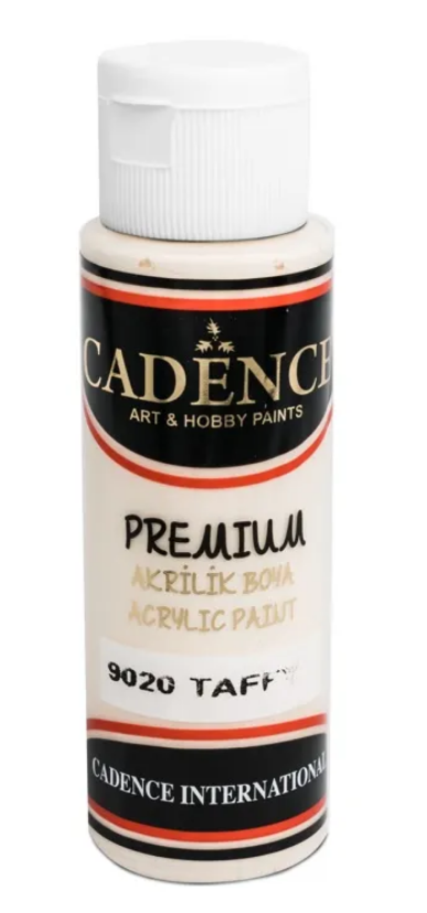 Levně Akrylová barva Cadence Premium, 70 ml - taffy, sv. karamelová