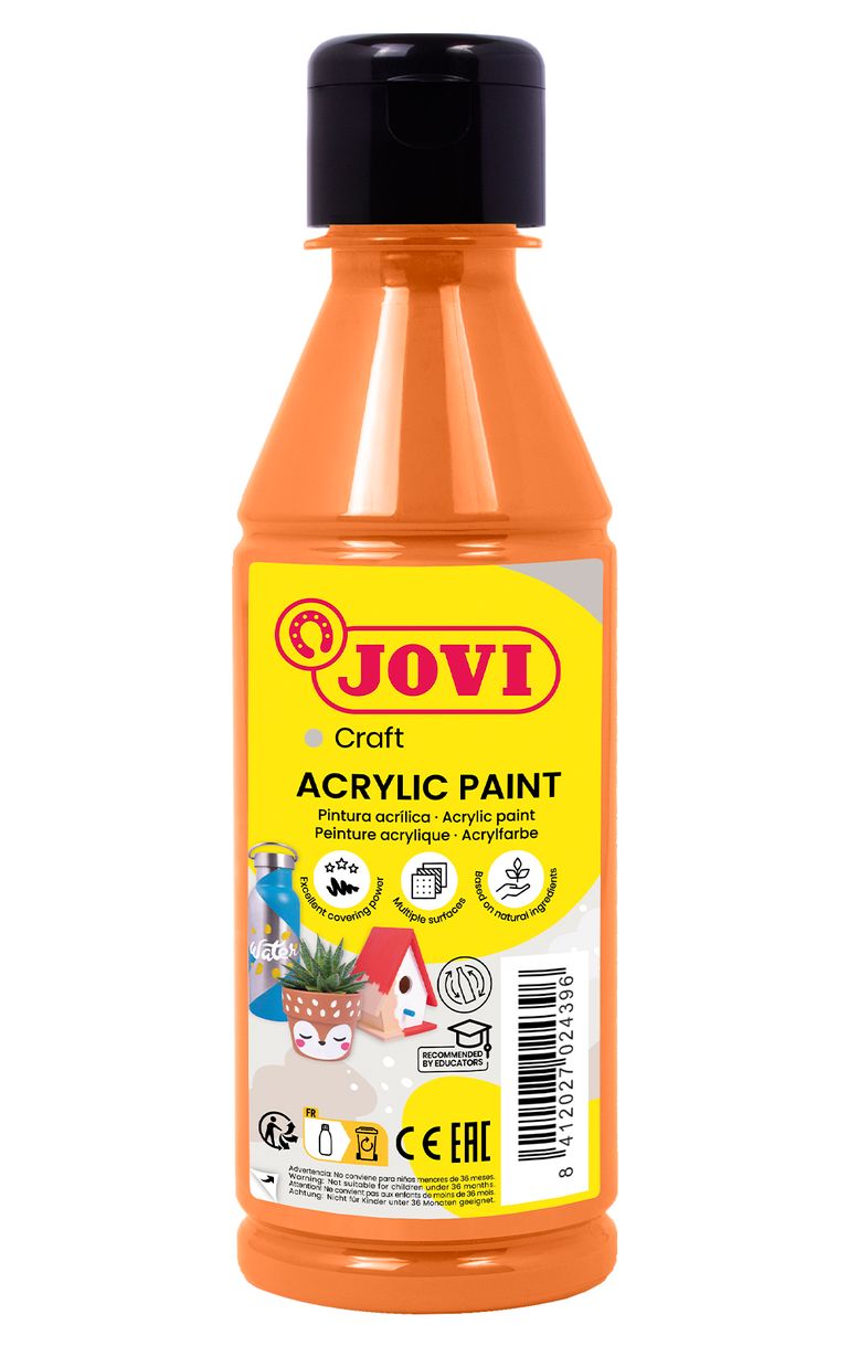 Akrylová barva DECOR AKRYL 250 ml - oranžová