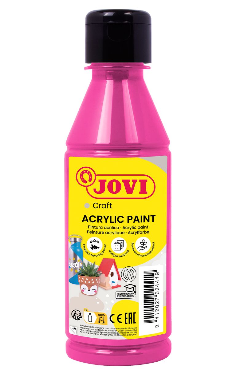 Akrylová barva DECOR AKRYL 250 ml - růžová