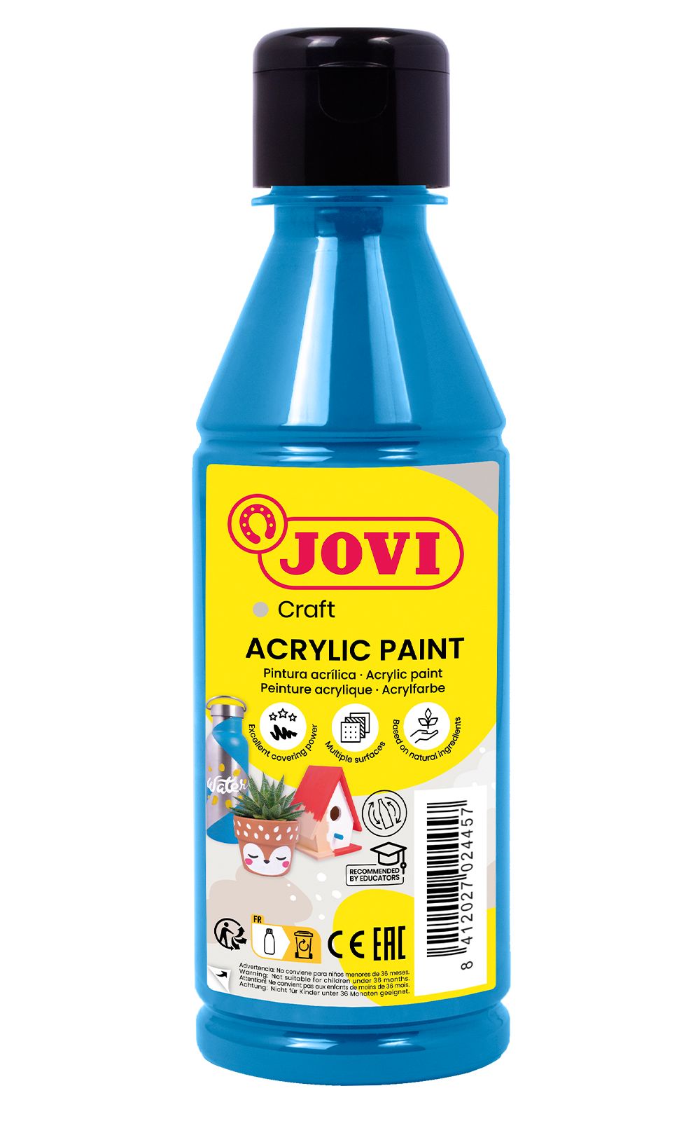 Akrylová barva DECOR AKRYL 250 ml - světle modrá