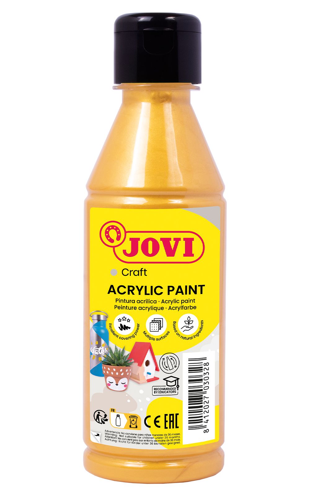 Akrylová barva DECOR AKRYL 250 ml - zlatá