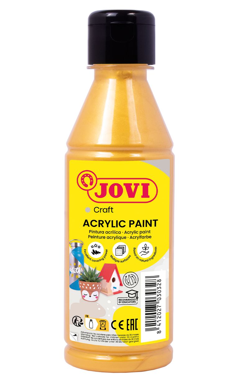 Akrylová barva DECOR AKRYL 250 ml - zlatá