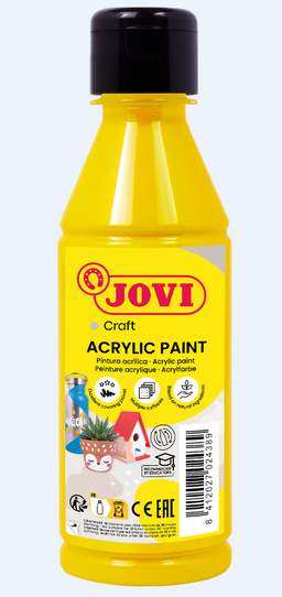 Obrázek produktu: Akrylová barva DECOR AKRYL 250 ml - žlutá