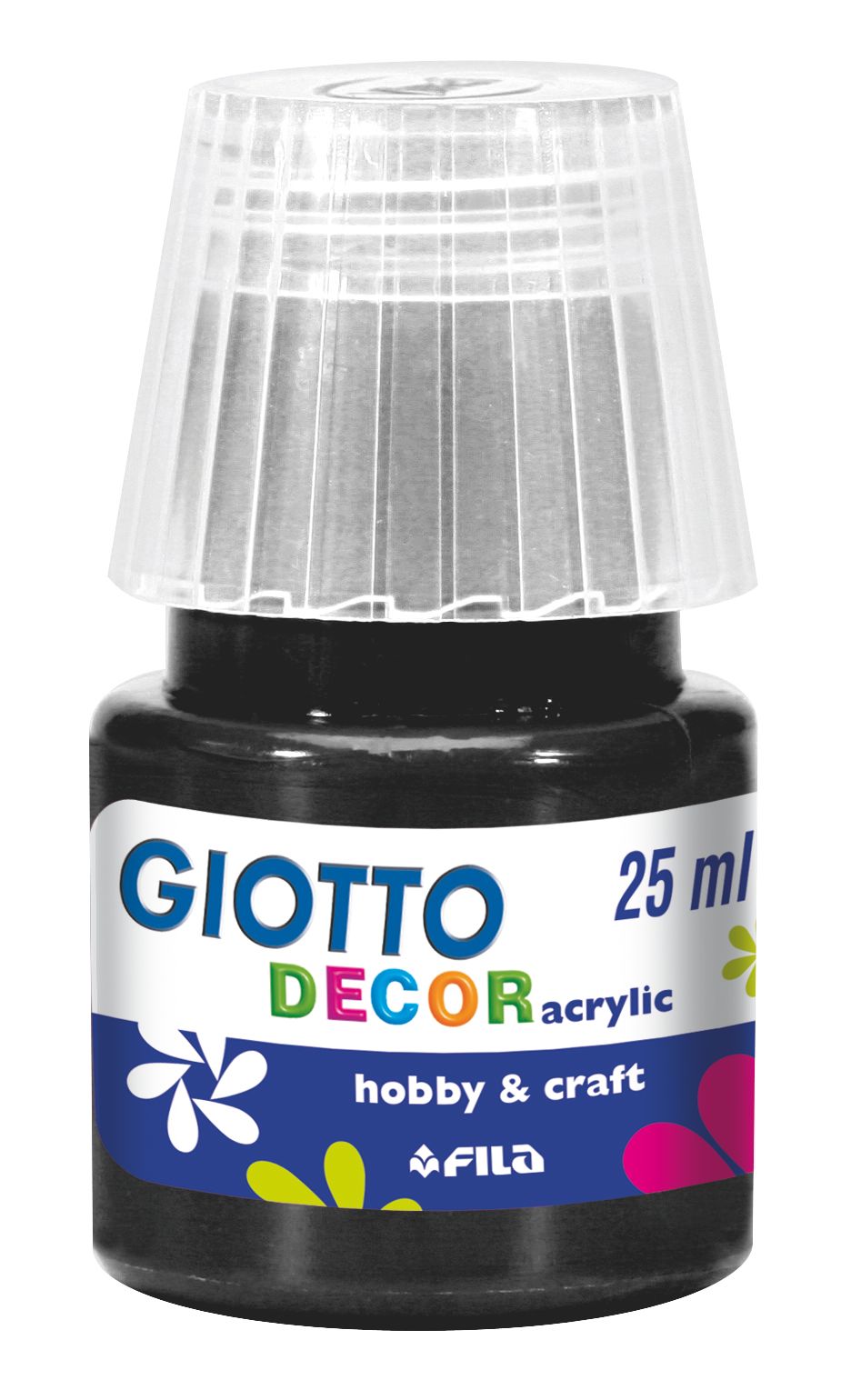 Akrylová barva Giotto Decor matt 25 ml - černá