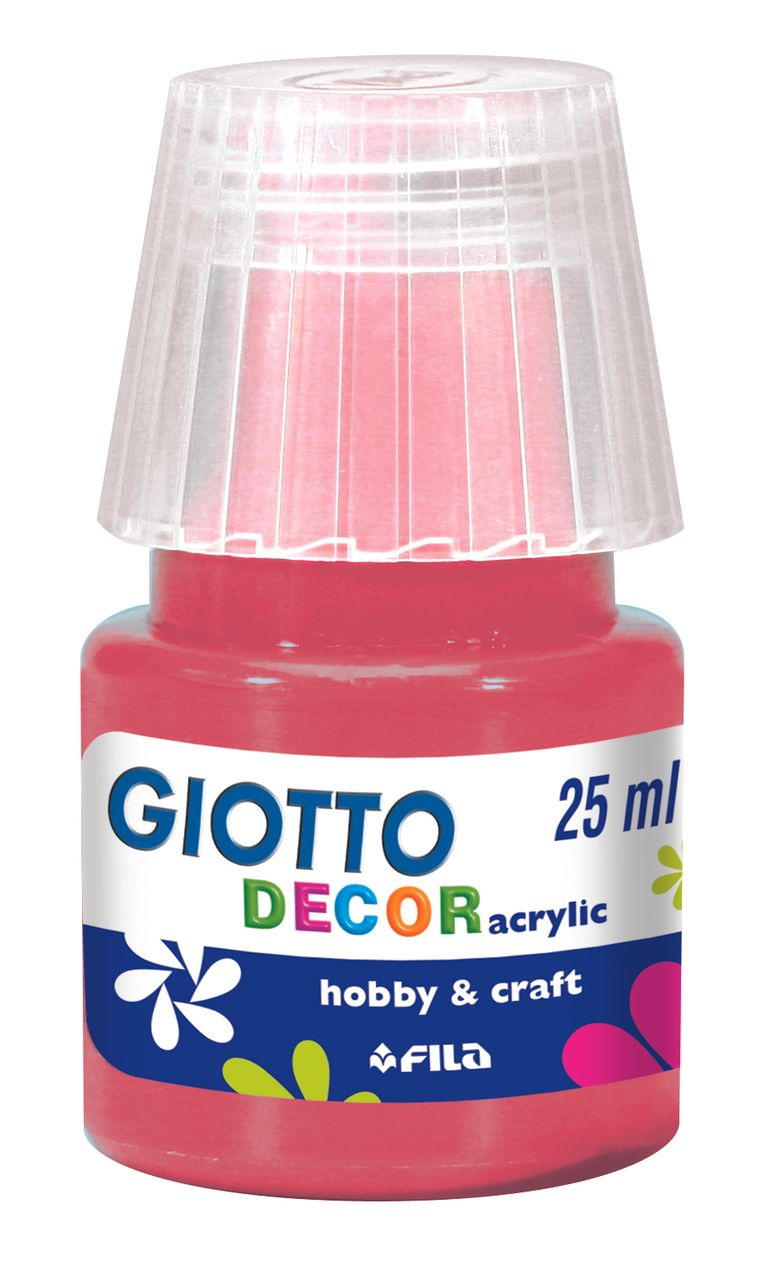 Akrylová barva Giotto Decor matt 25 ml - červená