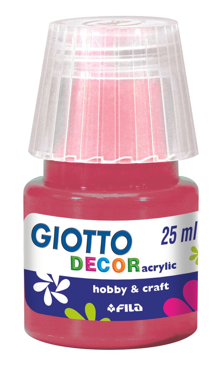 Akrylová barva Giotto Decor matt 25 ml - karmínová