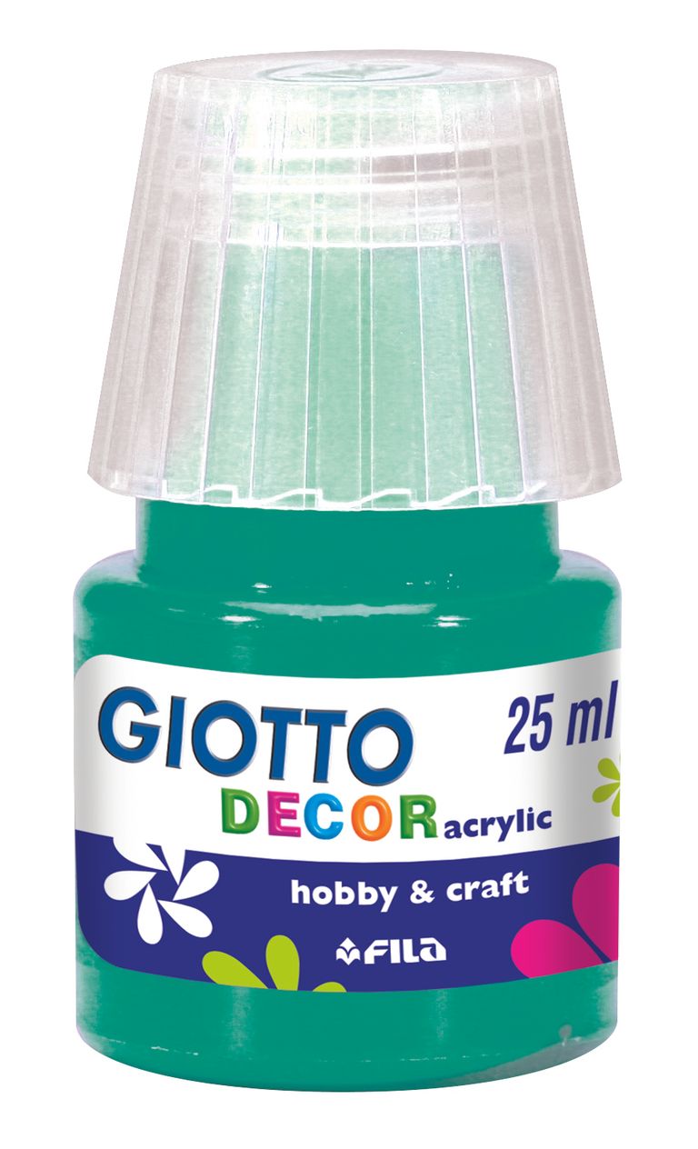 Levně Akrylová barva Giotto Decor matt 25 ml - smaragdově zelená