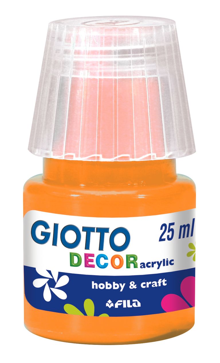 Akrylová barva Giotto Decor matt 25 ml - tmavě žlutá