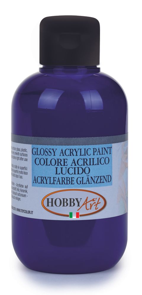 Obrázek produktu: Akrylová barva Hobby Art, lesklá 250 ml - fialová