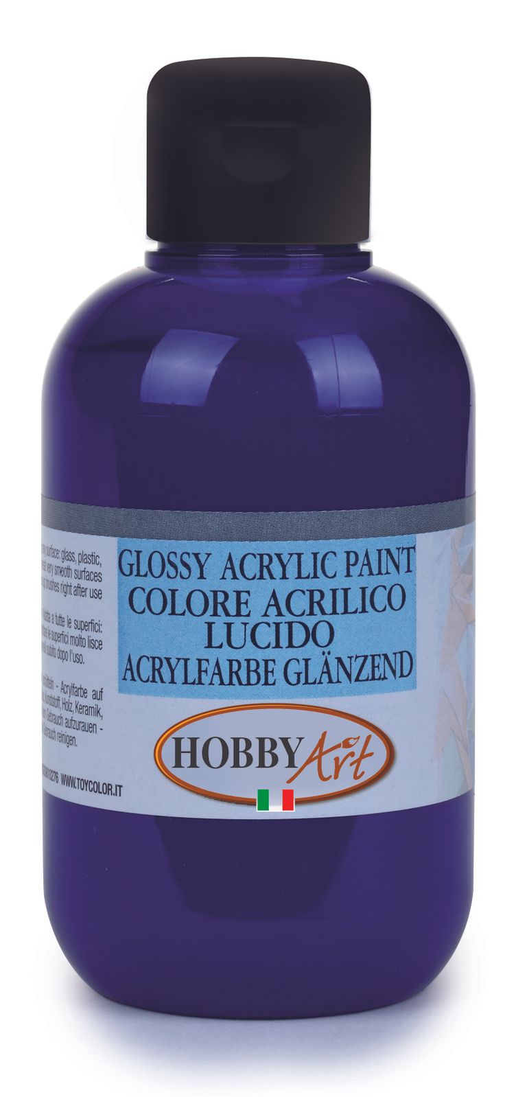 Akrylová barva Hobby Art, lesklá 250 ml - fialová