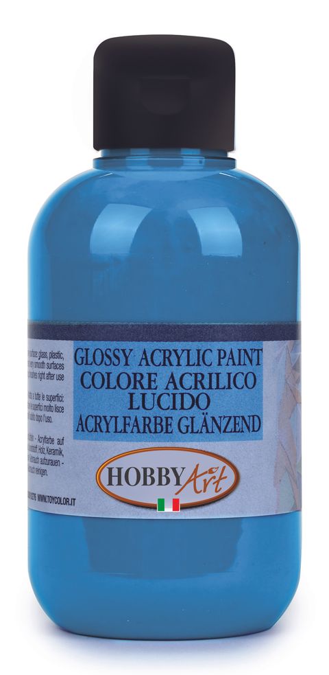 Obrázek produktu: Akrylová barva Hobby Art, lesklá 250 ml - modrá