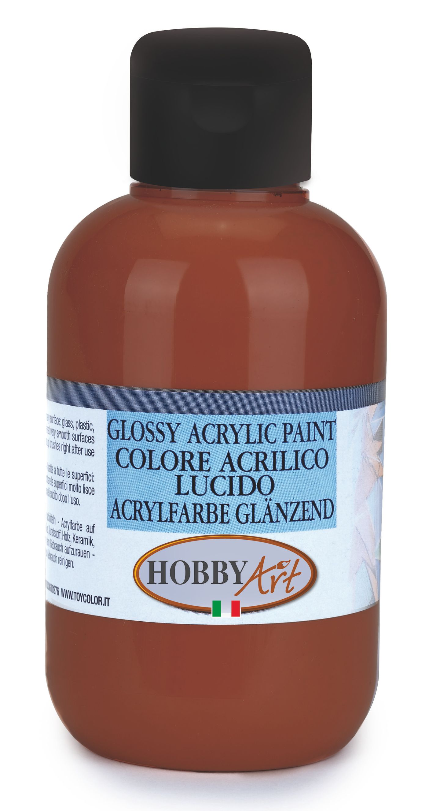 Akrylová barva Hobby Art, lesklá 50 ml - hnědá