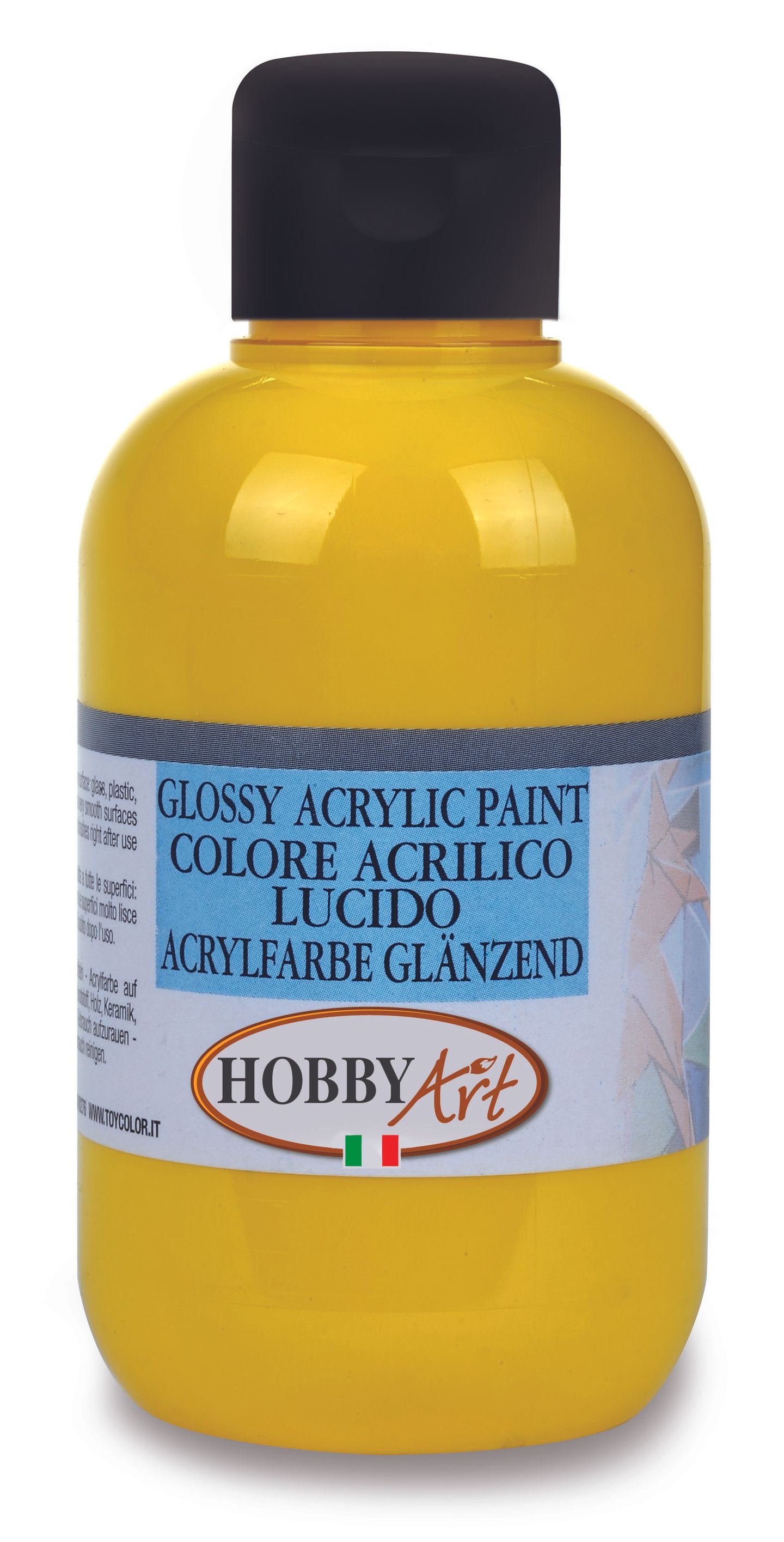 Akrylová barva Hobby Art, lesklá 50 ml - žlutá