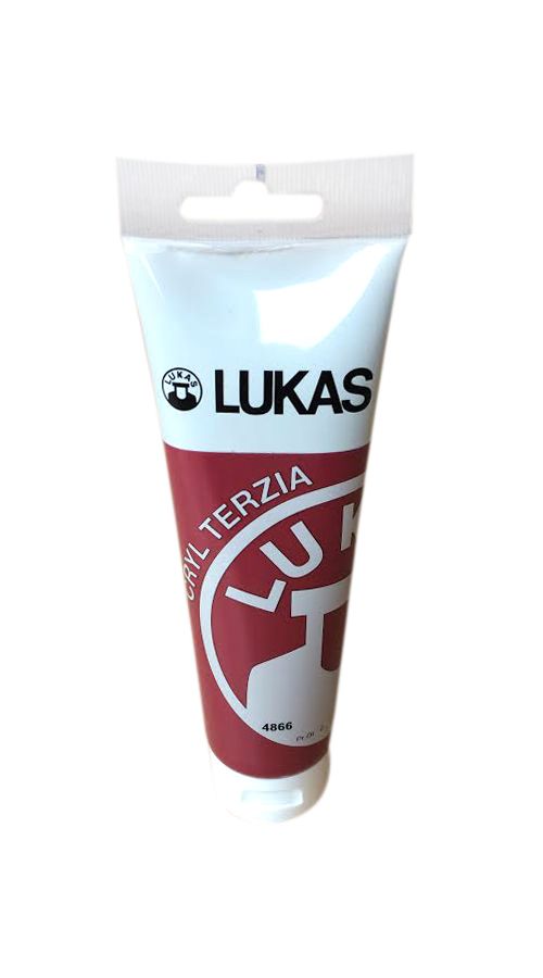 Akrylová barva LUKAS "Cryl Terzia" 125 ml - alirazinový karmín