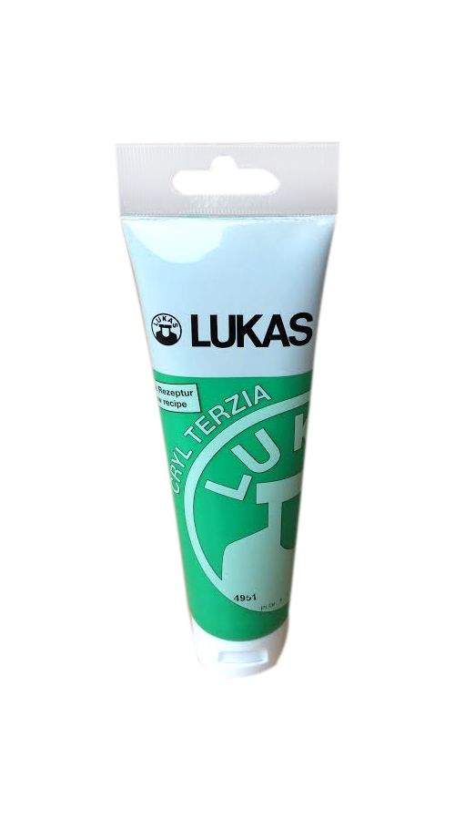 Akrylová barva LUKAS "Cryl Terzia" 125 ml - chrom zelená světlá