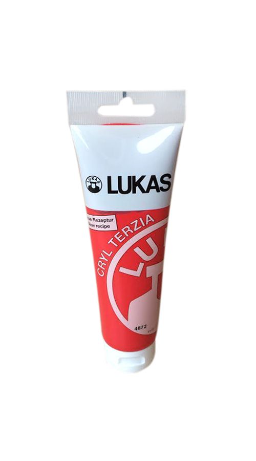 Akrylová barva LUKAS "Cryl Terzia" 125 ml - kadmium červené světlé