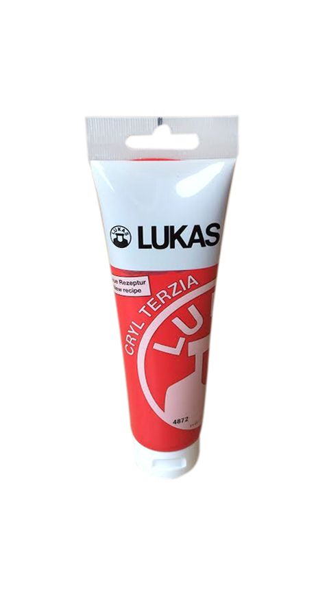 Obrázek produktu: Akrylová barva LUKAS "Cryl Terzia" 125 ml - kadmium červené světlé
