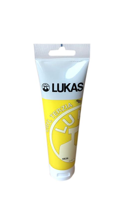 Akrylová barva LUKAS "Cryl Terzia" 125 ml - kadmium žluté světlé