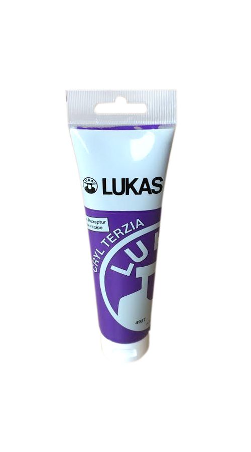 Akrylová barva LUKAS "Cryl Terzia" 125 ml - kobalt fialový tmavý