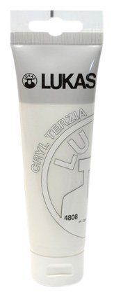 Akrylová barva LUKAS "Cryl Terzia" 125 ml - titanová běloba