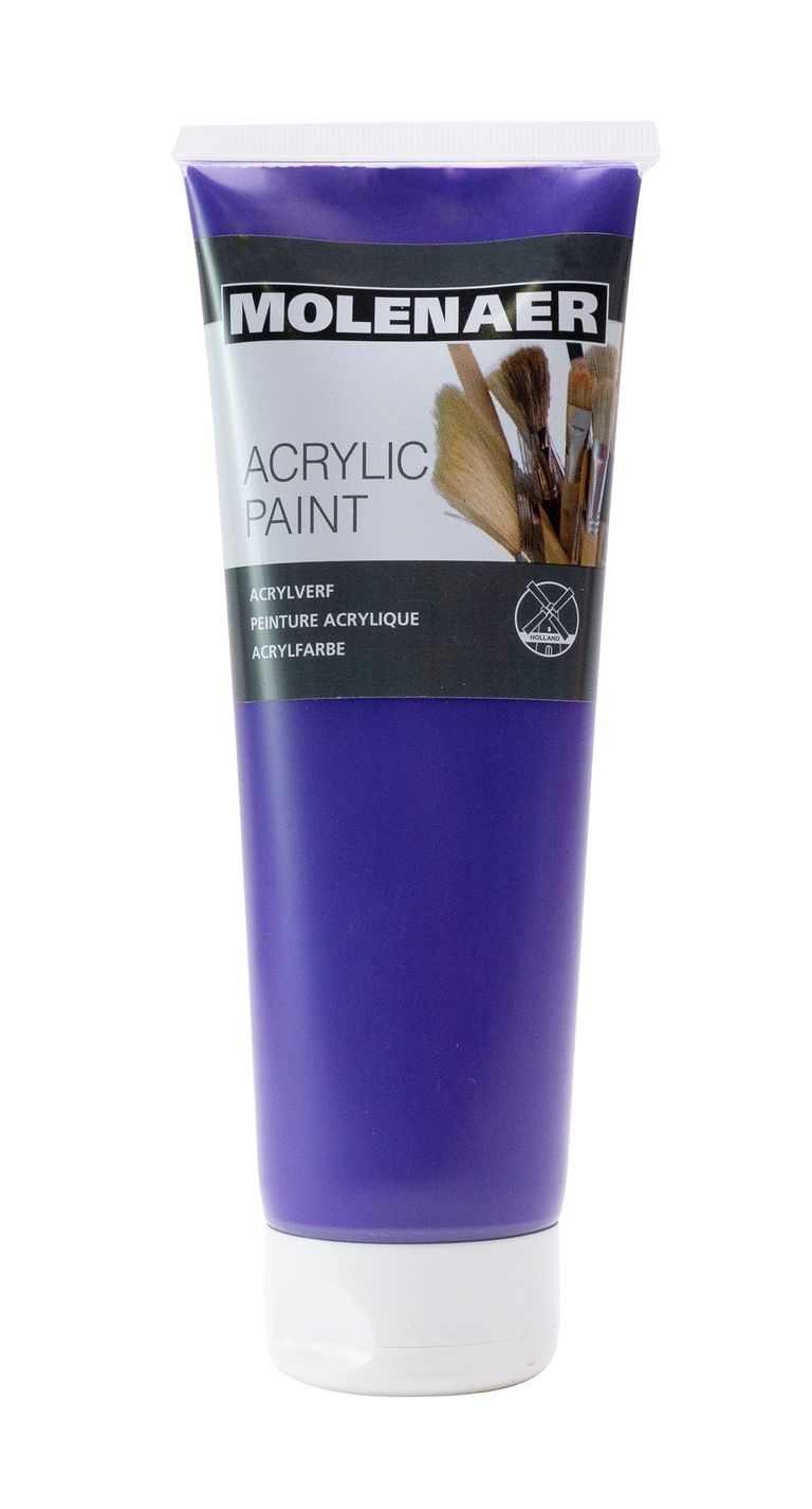 Akrylová barva Molenaer 250 ml - fialová