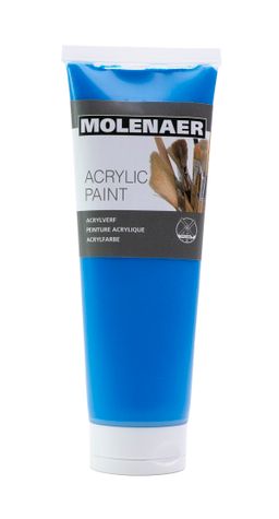 Obrázek produktu: Akrylová barva Molenaer 250 ml - modrá