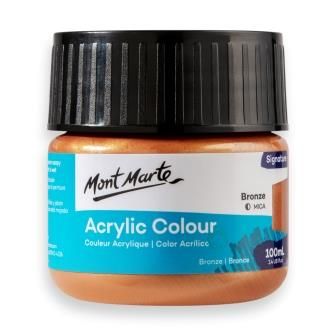 Akrylová barva Mont Marte 100 ml - bronzová (Bronze)