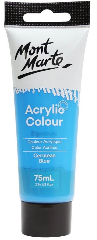 Obrázek produktu: Akrylová barva Mont Marte 75 ml - azurová modrá