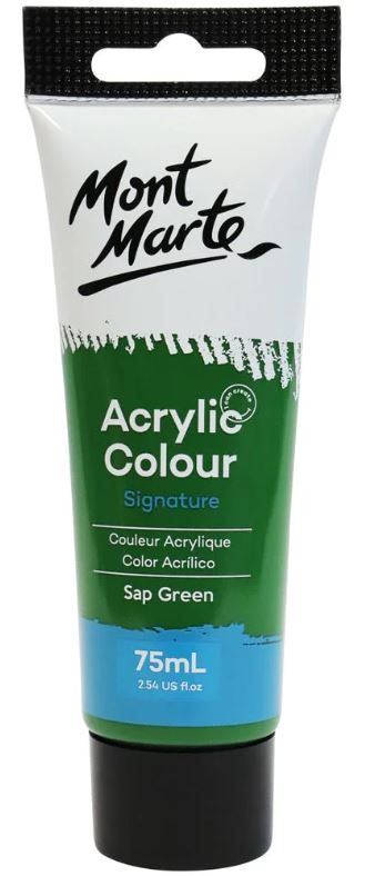 Akrylová barva Mont Marte 75 ml - trávově zelená