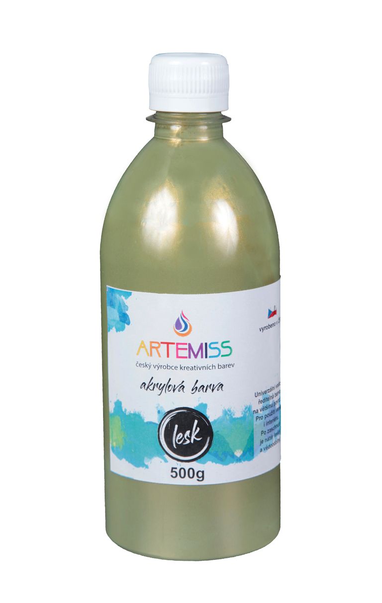 Levně Akrylová barva - mosaz, 500g