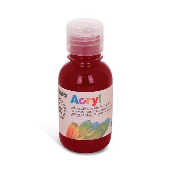 Akrylová barva PRIMO, 125 ml, bordó