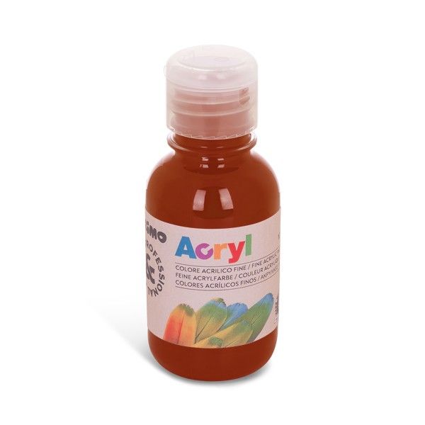Akrylová barva PRIMO, 125 ml, hnědá siena pálená