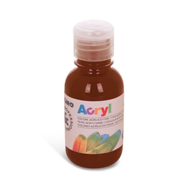 Akrylová barva PRIMO, 125 ml, hnědá umbra přírodní