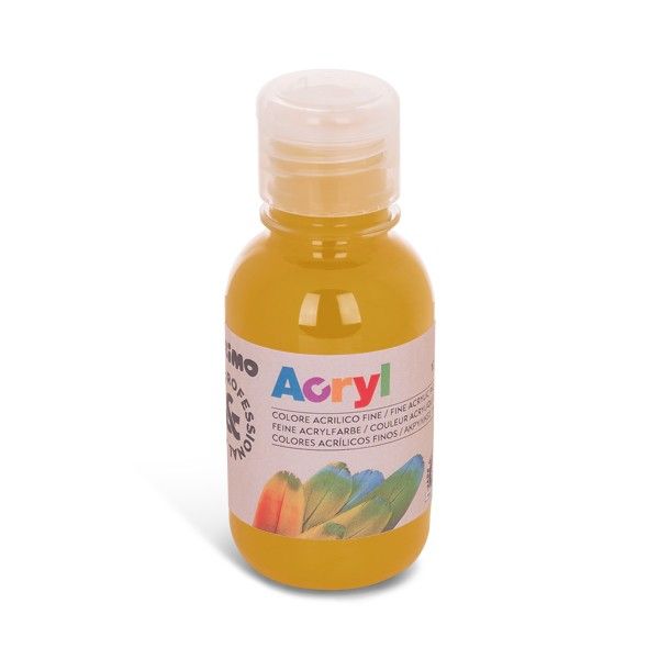 Akrylová barva PRIMO, 125 ml, okrová