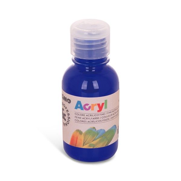 Akrylová barva PRIMO, 125 ml, tm.modrá