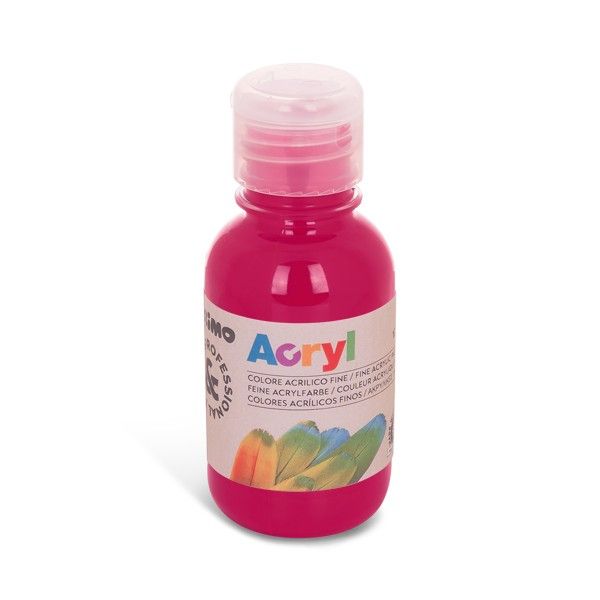 Akrylová barva PRIMO, 125 ml, tm.růžová