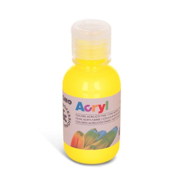 Akrylová barva PRIMO, 125 ml, žlutá