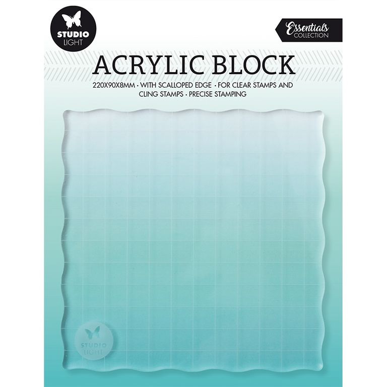 Akrylový blok Studio Light, 12 x 12 cm Aladine