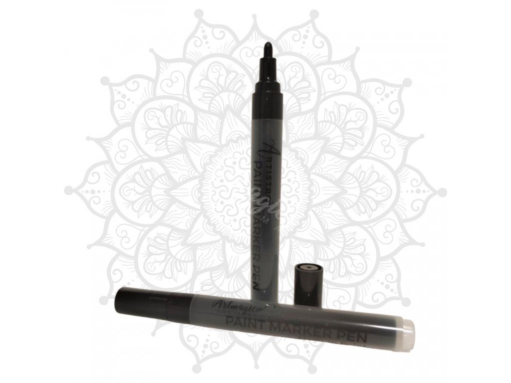 Akrylový popisovač Artmagico černá, 2-3 mm