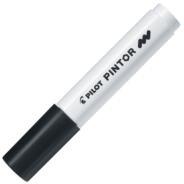 Akrylový popisovač Pilot Pintor, Medium, Černá
