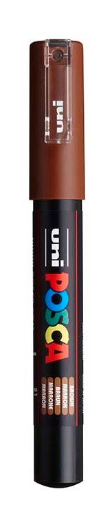 Akrylový popisovač POSCA, PC-1M, 0,7-1 mm, hnědý