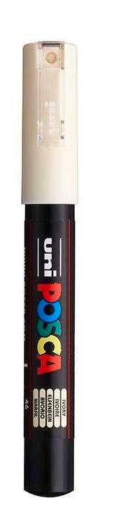 Akrylový popisovač POSCA, PC-1M, 0,7-1 mm, smetanový