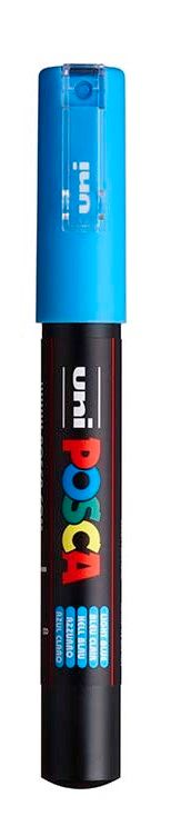 Akrylový popisovač POSCA, PC-1M, 0,7-1 mm, sv. modrý